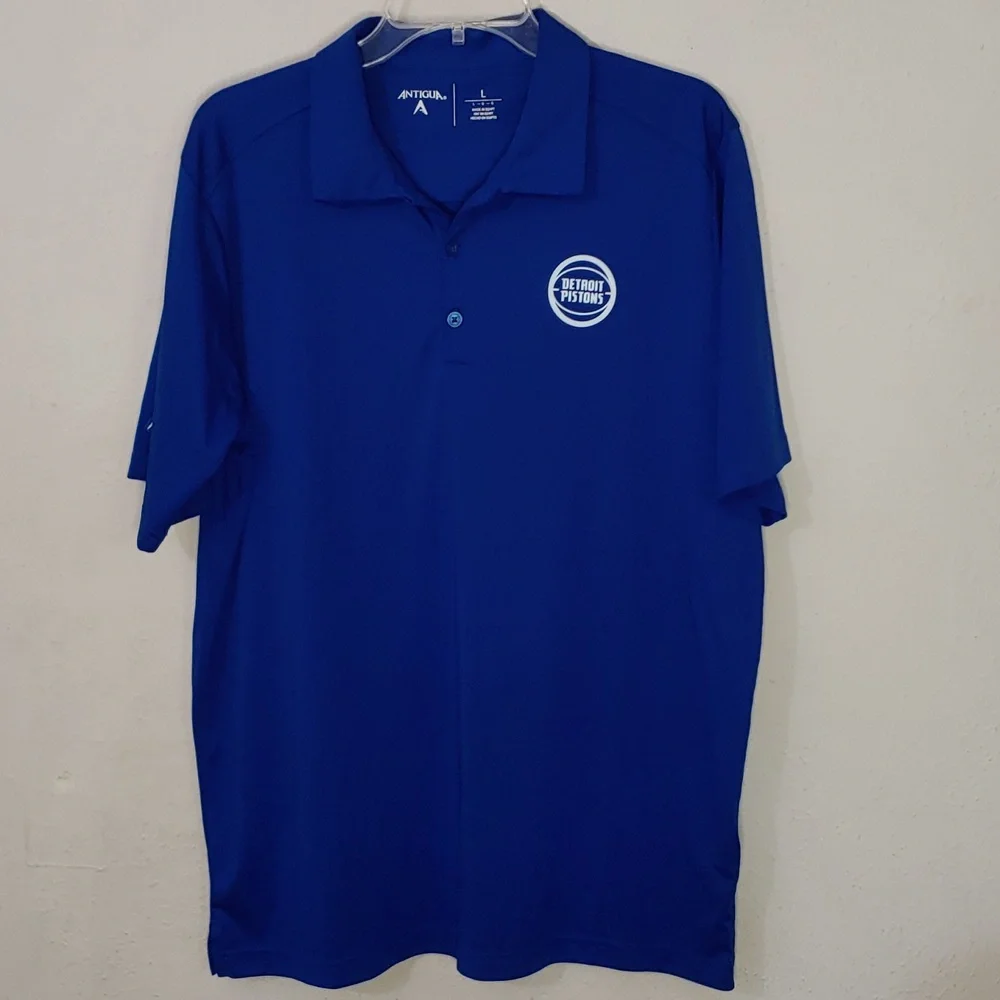Detroit Pistons Men's Size Large Polo